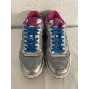 Nike Dunk Low 2009 Silver 386357-041 Women's Size 8 Sneakers